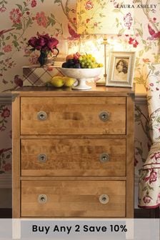 Honey Gold Balmoral 3 Drawer Chest