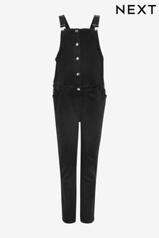 Buy Women's Clothing Black Dungarees 
