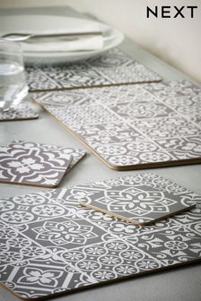 Placemats Table Mats Silver Grey Placemats Next Uk