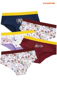 Character Grey Kids Harry Potter Multipack 100% Cotton Underwear 5 Pack