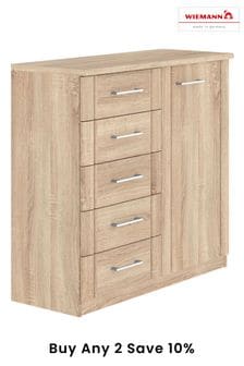 Wiemann Rustic Oak Torquay Chest of Wide Drawers