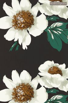 Harlequin White Paeonia Wallpaper