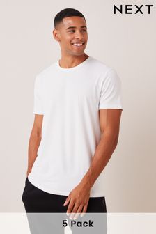 White T-Shirts Five Pack