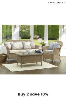 Green Garden Bewley Indoor Rattan Lounging Sofa Set with Seat Cushions