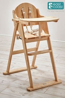 Fold Highchair Natural By East Coast