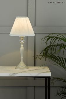 Grey Ellis Satin Painted Spindle Table Lamp