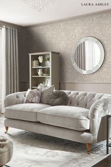 Dove Grey Heledd Blooms Wallpaper