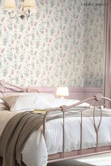 Soft Natural Mosedale Posy Wallpaper