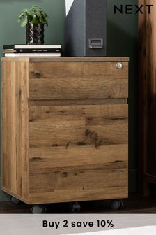 Honey oak store filing cabinets