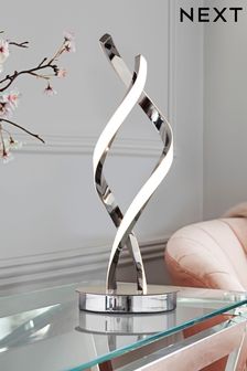 Chrome Callie LED Table Lamp