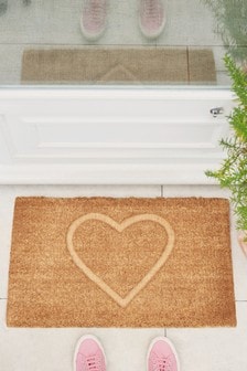 Heart Embossed Doormat