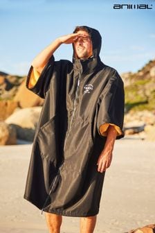 Animal Black Mens Recycled Waterproof Misty Changing Robe