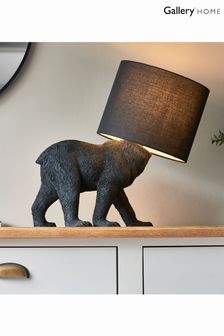 Gallery Home Boris Bear Black Table Lamp