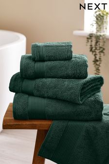 Bottle Green Egyptian Cotton Towels