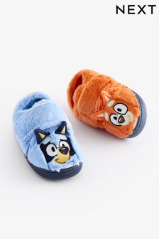 Blue Bluey Touch Fastening Cupsole Slippers