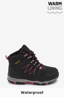 Black Waterproof Hiker Boots