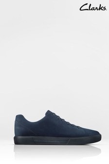 clarks navy blue shoes