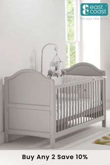 East Coast Grey Toulouse Cot Bed