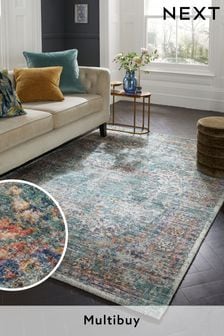 Teal Blue Emporium Oriental Standard Rug