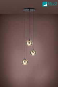 Eglo Lemorieta Gold Coated 3 Light Pendant Ceiling Light