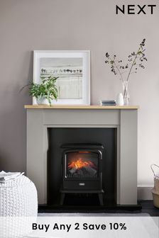 Dove Grey Malvern Fireplace Surround