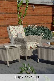 Cranberry Red Garden Wilton Lounging Chair With Gosford Cranberry Cushions