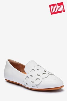 next white loafers