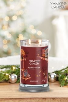 Yankee Candle Cream Signature Large Tumbler Autumn Daydream Scented Candle