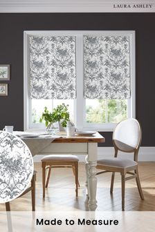 Grey Tuileries Made to Measure Roman Blinds