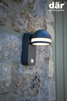 Dar Lighting Grey Tien Outdoor LED Wall Light