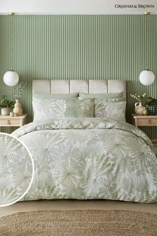 Graham & Brown Green Bohemia Duvet Cover and Pillowcase Set