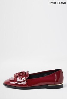 red flat shoes uk