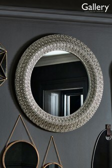Gallery Home Pewter Grey Nisha Mirror by Gallery