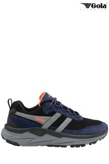 Gola Black Merik ATR Mesh Lace-Up Mens Running Trainers