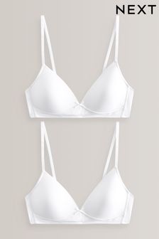White 2 Pack First Trainer Bras