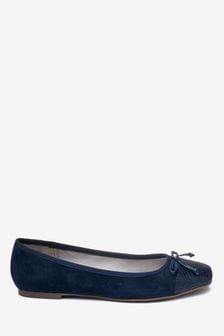 navy blue flat shoes uk