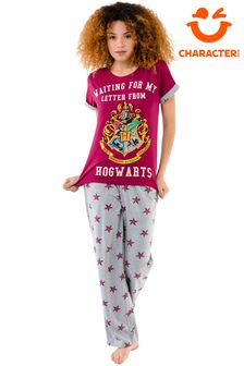 Character Red/Grey Harry Potter Ladies 100% Cotton Pyjamas