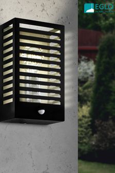 Eglo Black Alamonte 3 Caged Exterior Wall Light