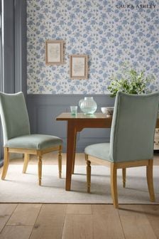 Set of 2 Annaly Velvet Fern Green Sarsden Dining Chairs