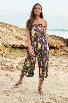 bandeau jumpsuit uk
