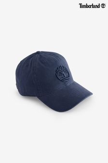 Timberland Navy Cotton Canvas Baseball Cap