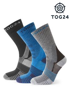 Tog 24 Blue Wels Trek Socks 3 Pack