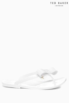Ted baker glamaar flip flops silver 2025