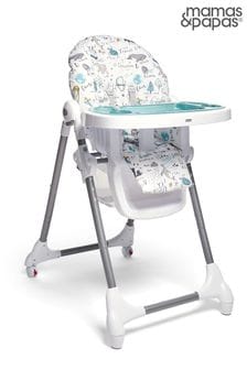 Mamas & Papas White Happy Planet Snax Highchair