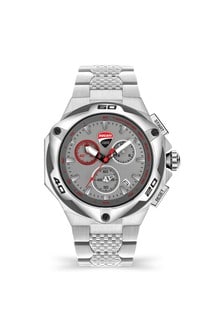 Ducati Corse Silver Stainless Steel Bracelet Watch