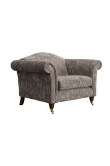 Kingsley Velvet/Pale French Grey Gloucester by Laura Ashley