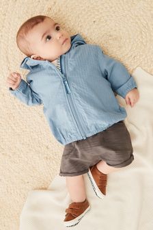 Blue Baby Hooded Jacket (0mths-3yrs)