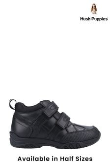 Hush Puppies Black Jezza Senior School Boots