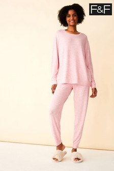 F&F Womens Pink Pyjamas