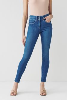 Dark Blue Lift, Slim And Shape Skinny Jeans